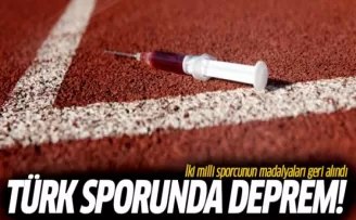 Türk sporunda deprem! İki milli sporcunun madalyaları geri alındı