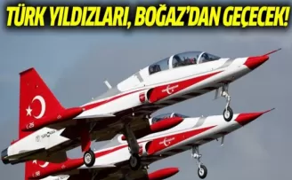 Türk Yıldızları, Boğaz'dan Geçecek