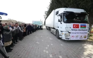 Türkiye’nin 100 bin fidanı Azerbaycan’a gönderildi