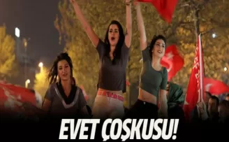 Vatandaşlar 'evet'i kutluyor