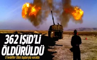 Yapılan atışlarda 362 IŞİD teröristi öldürüldü!