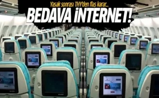 Yasak sonrası THY'den ücretsiz internet