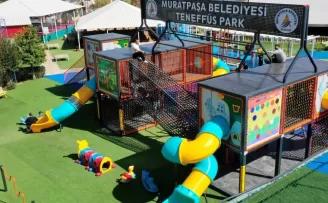 Yaz tatilinin renkli durağı: Teneffüs park 16 bin kişiyi ağırladı