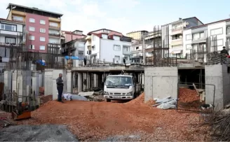 Yeni Kuruçeşme Merkez Camii hızla yükseliyor