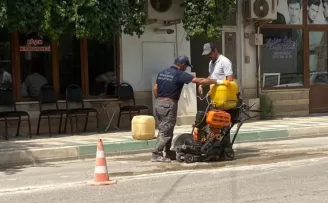 Yenişehir’de yol çalışmaları sürüyor