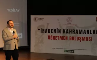 Yeşilay Genel Başkanı Dinç Bursa’da öğretmenlerle buluştu