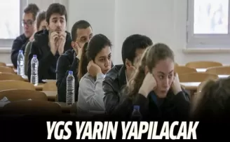 YGS yarın yapılacak