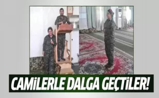 YPG'li teröristler camilerle alay etti!