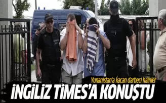 Yunanistan'a kaçan askerlerden çarpıcı ifadeler