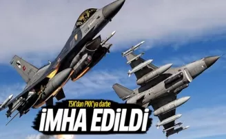 Zap Bölgesi'ne 2 hava harekatı: 34 terörist öldürüldü