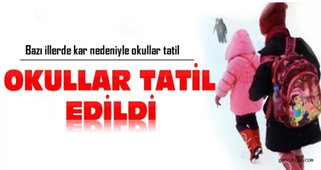 08 Ocak Perşembe günü okullar tatil mi? 