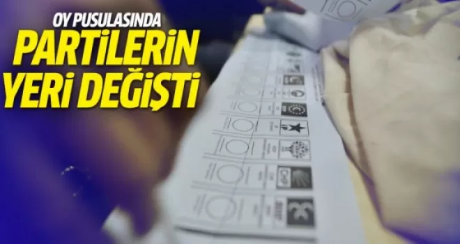 1 Kasım için oy pusulasında değişiklik