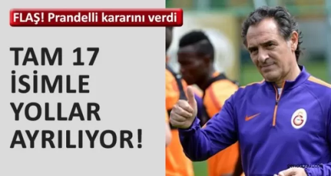 17 oyuncunun bileti kesildi