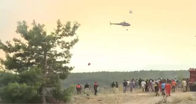 2 yangının enerjisi düşürüldü, 4 noktada müdahale sürüyor
