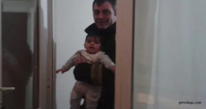 5 aylık bebek 5 katta mahsur kaldı