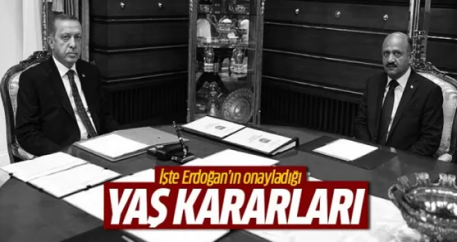 586 albay YAŞ kararı ile emekliye sevk edildi