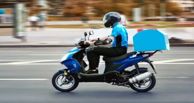 72 bini aşkın moto-kurye kayıt altında