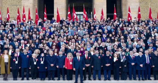 81 ilin ilden gelen öğretmenler Ata’nın huzurunda