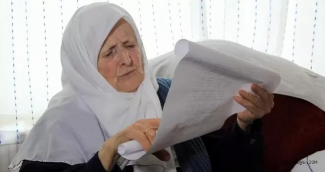 86 yaşındaki kadına Erdoğan baskısı