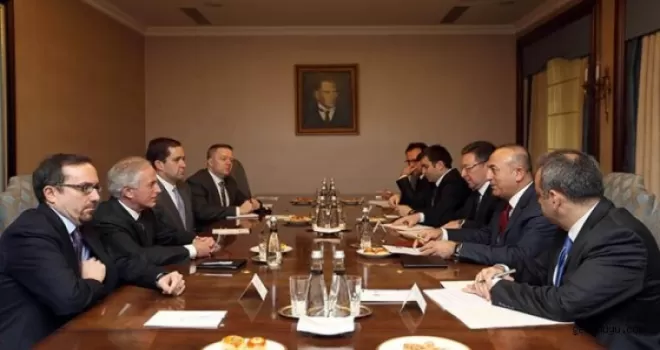 ABD heyeti Çavuşoğlu’nun konuğu oldu