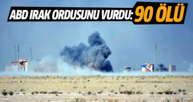 ABD Irak askerlerini vurdu: 90 ölü