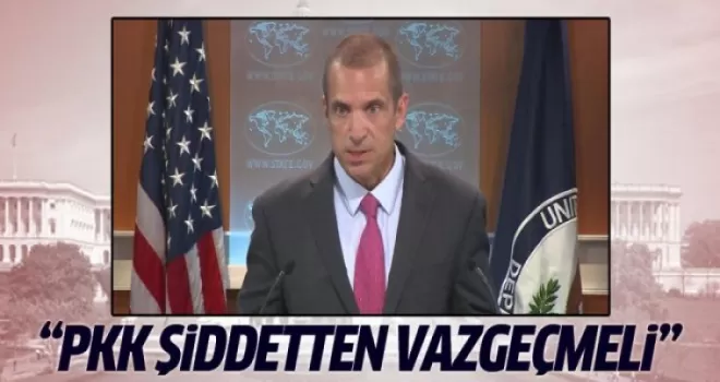 ABD: PKK şiddetten vazgeçmeli