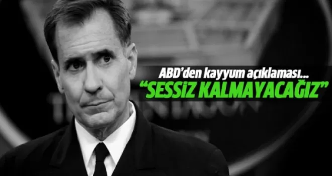 ABD: Sessiz kalmayacağız