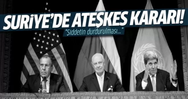 ABD ve Rusya Suriye'de ateşkes konusunda anlaştı