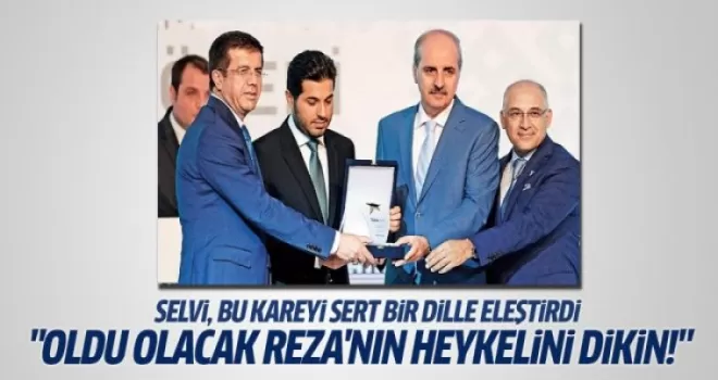 Abdülkadir Selvi: Reza'nın heykelini dikin