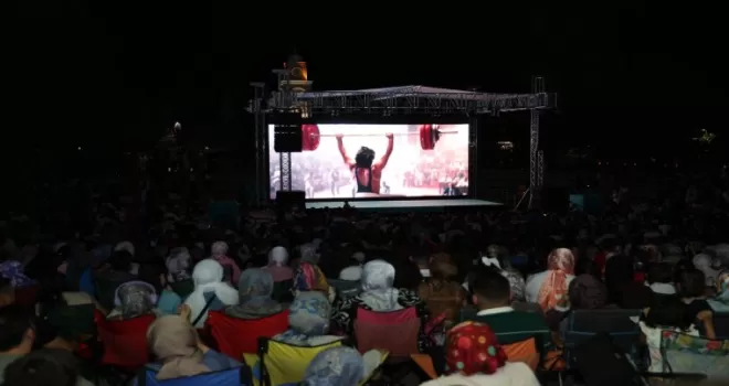 Açık havada sinema keyfi