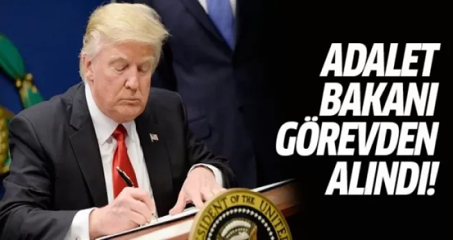 Adalet Bakanı görevden alındı