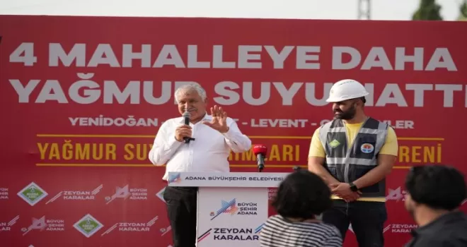 Adana Büyükşehir’den 4 mahalleye altyapı hizmeti