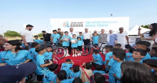 Adana’da Yaz Spor Okulları açıldı