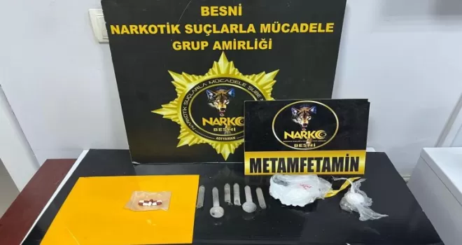 Adıyaman Besni’de uyuşturucuya 2 gözaltı!
