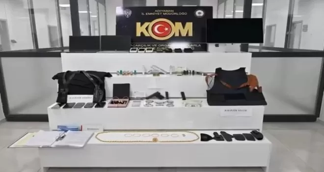 Adıyaman’da silahlı suç örgütüne operasyon: 22 gözaltı