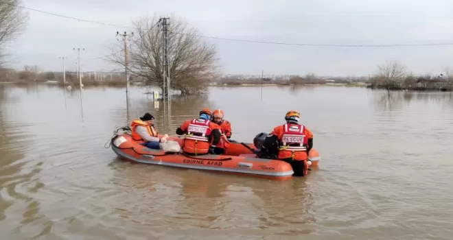 AFAD’dan Edirne raporu... Taşkınlara 539 personelle müdahale