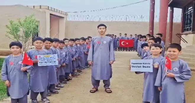 Afganistan’daki yetim çocuklardan ’Devlet Dede’ye teşekkür