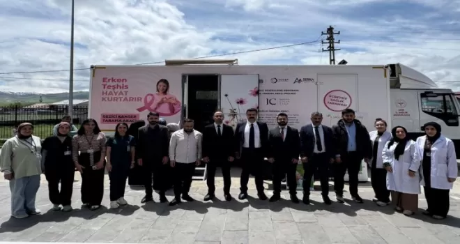 Ağrı İl Sağlık’tan mobil kanser tarama hizmetlerine yerinde inceleme