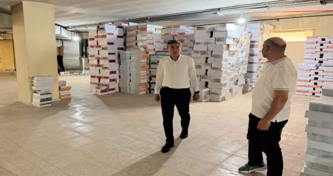 Ağrı’ya yeni dönem ders kitapları geldi