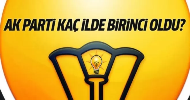 Ak Parti 1 Kasım seçimlerinde kaç ilde birinci oldu?