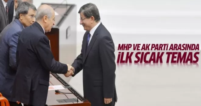 AK Parti ile MHP arasında ilk sıcak temas