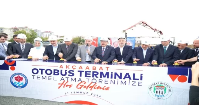 Akçaabat Otogarı’nın temeli atıldı