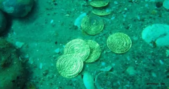 Akdeniz'den altın para fışkırdı