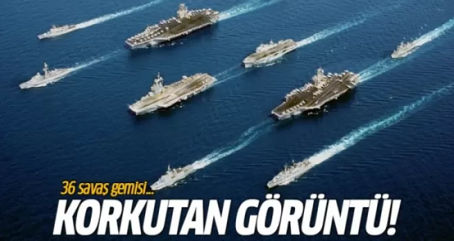 Akdeniz savaş gemisiyle doldu!