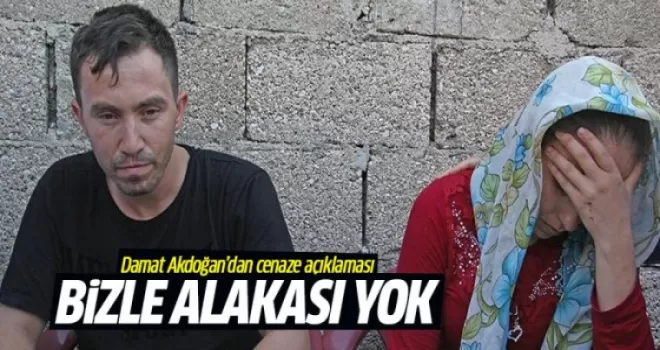 Akdoğan: Cenazede yaşananların bizimle hiçbir alakası yok