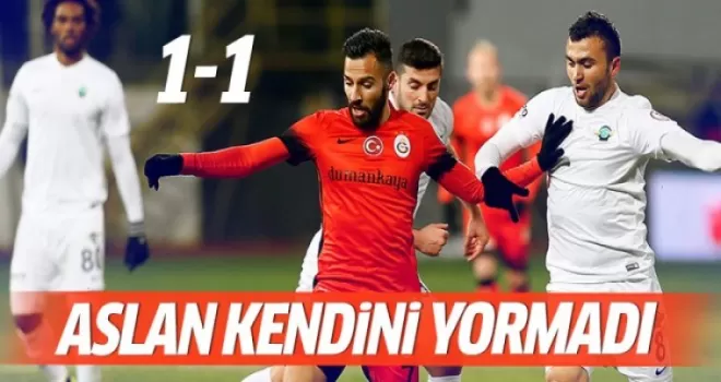 Akhisar Belediyespor 1 -  1 Galatasaray maç sonucu