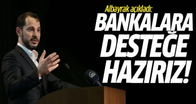 Albayrak Açıkladı: Bankalara Desteğe Hazırız