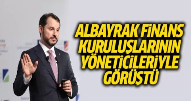 Albayrak Finans Kuruluşlarının Yöneticileriyle Görüştü