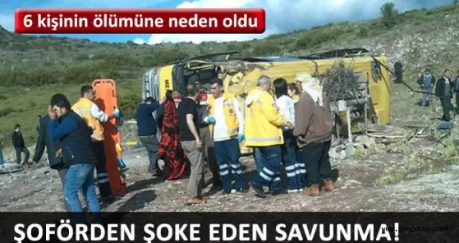 Alkollü şoförden ilginç savunma!