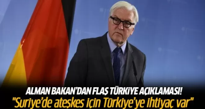 Alman bakandan flaş Türkiye açıklaması